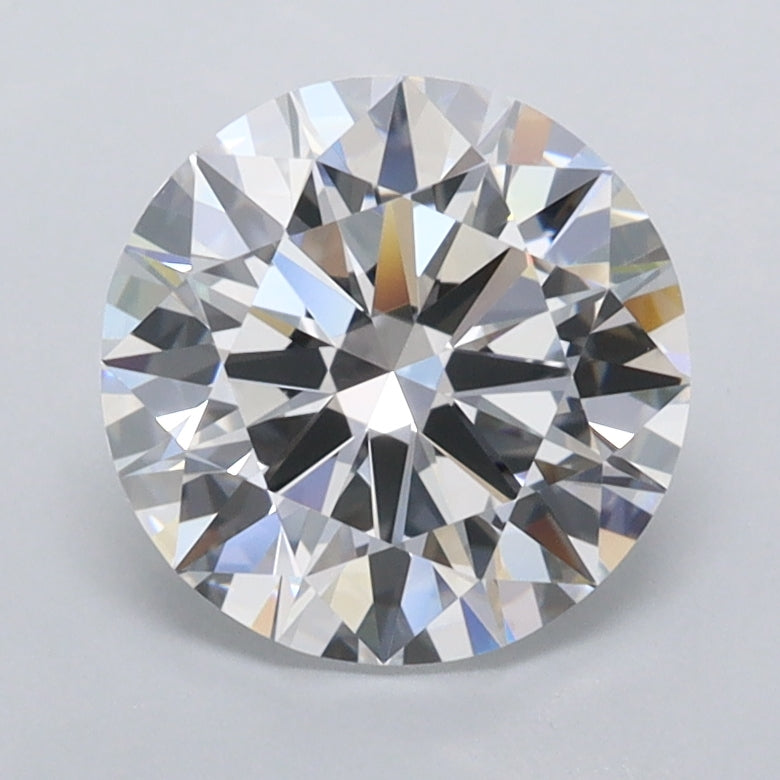 1.87 Carat Round Shaped, Ideal Cut, D Color, FL Clarity, IGI Certified Lab Grown Diamond