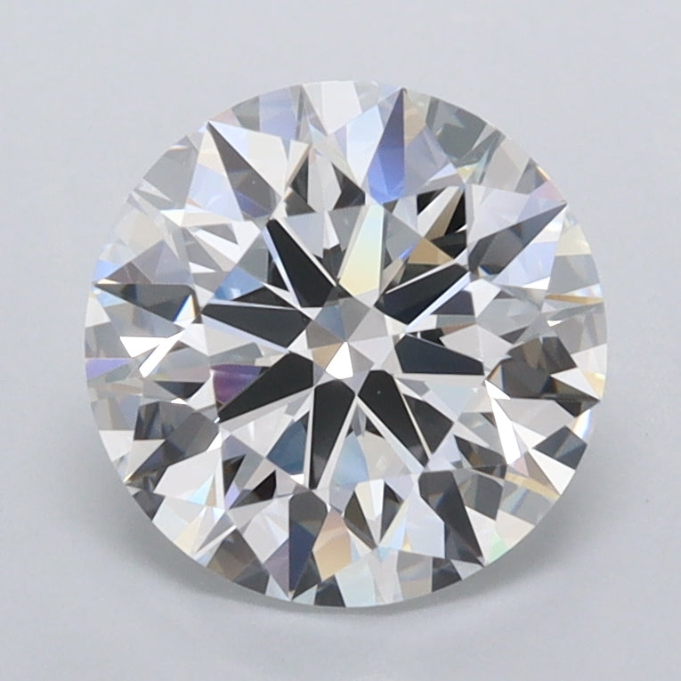 1.90 Carat Round Shaped, Ideal Cut, D Color, FL Clarity, IGI Certified Lab Grown Diamond