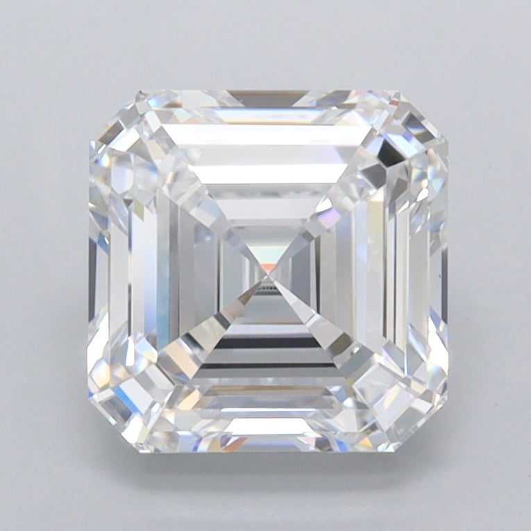 1.99 Carat Asscher Shaped, Ideal Cut, D Color, FL Clarity, IGI Certified Lab Grown Diamond