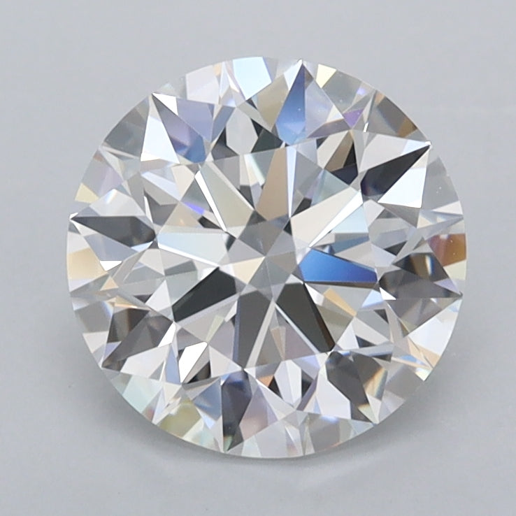 1.76 Carat Round Shaped, Ideal Cut, D Color, FL Clarity, IGI Certified Lab Grown Diamond