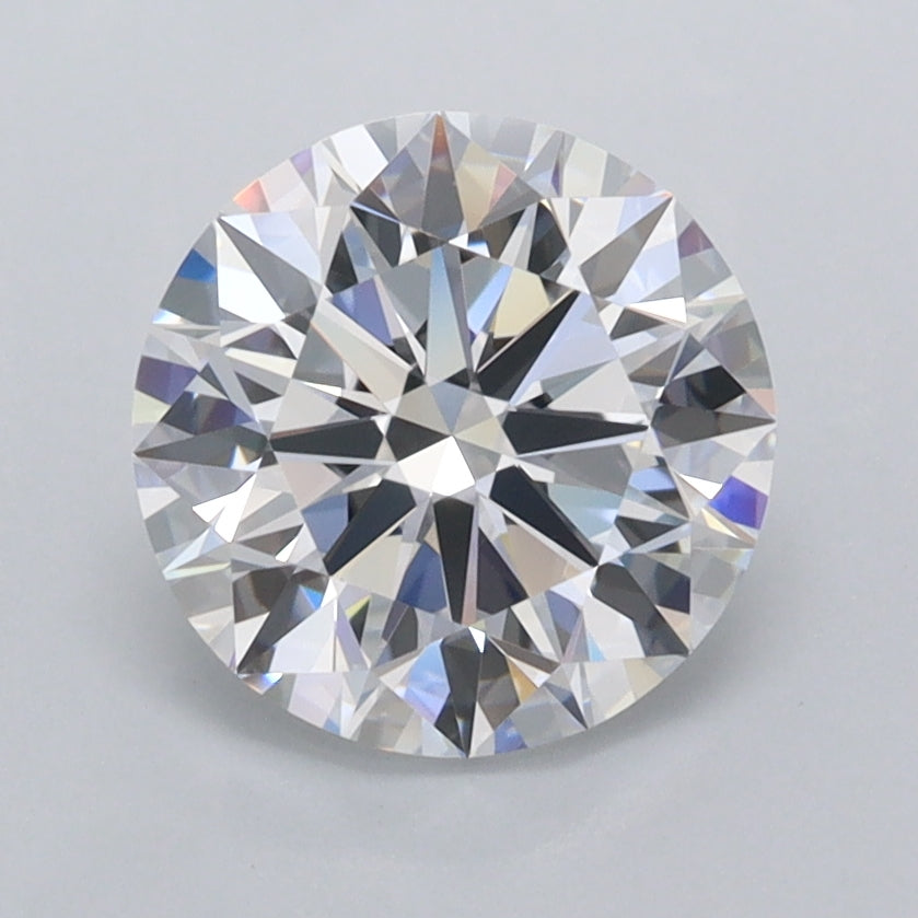1.95 Carat Round Shaped, Ideal Cut, D Color, FL Clarity, IGI Certified Lab Grown Diamond