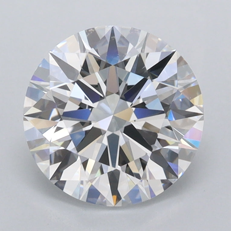 1.97 Carat Round Shaped, Ideal Cut, D Color, FL Clarity, IGI Certified Lab Grown Diamond
