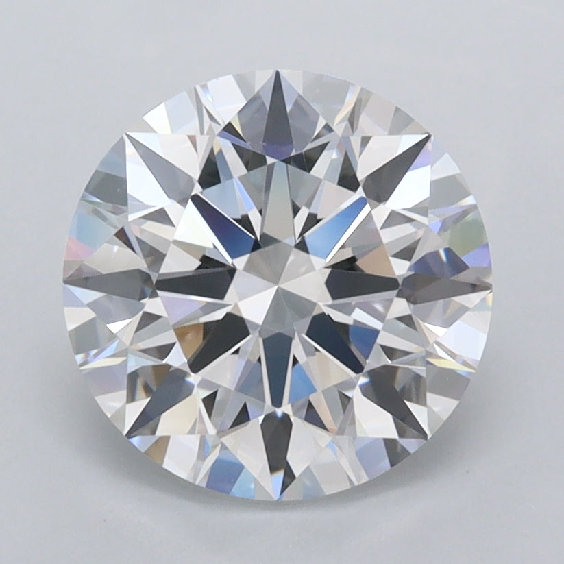 2.31 Carat Round Shaped, Ideal Cut, D Color, FL Clarity, IGI Certified Lab Grown Diamond