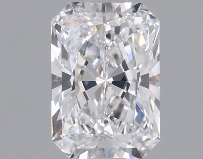 0.91 Carat Radiant Shaped, Ideal Cut, D Color, VVS1 Clarity, IGI Certified Lab Grown Diamond