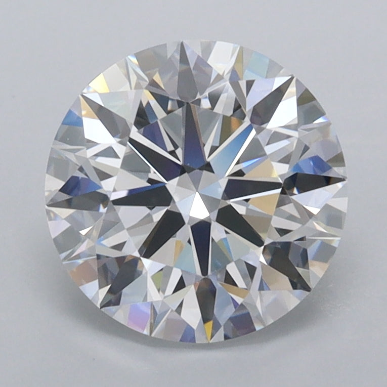 2.04 Carat Round Shaped, Ideal Cut, D Color, FL Clarity, IGI Certified Lab Grown Diamond