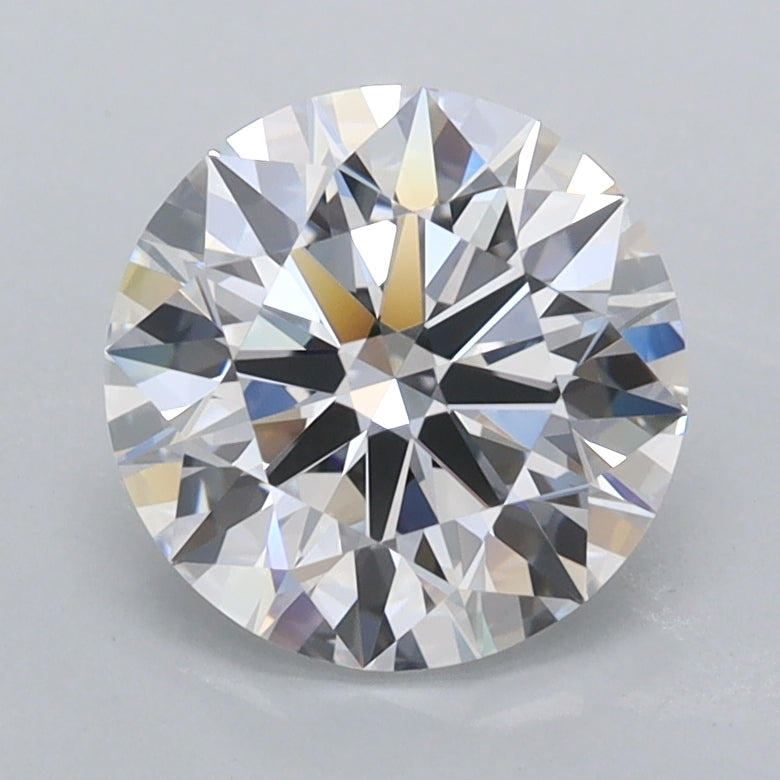 1.86 Carat Round Shaped, Ideal Cut, D Color, FL Clarity, IGI Certified Lab Grown Diamond