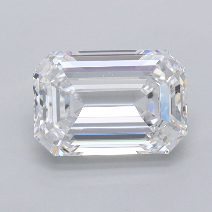 0.95 Carat Emerald Shaped, Ideal Cut, D Color, FL Clarity, IGI Certified Lab Grown Diamond