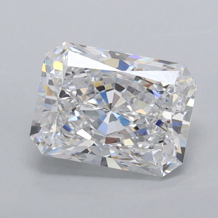 0.98 Carat Radiant Shaped, Ideal Cut, D Color, IF Clarity, IGI Certified Lab Grown Diamond