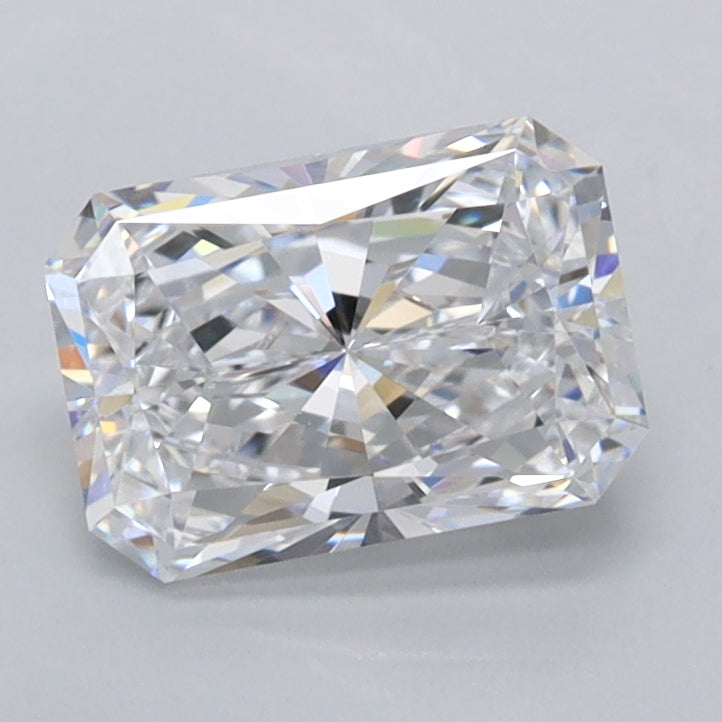 1.31 Carat Radiant Shaped, Ideal Cut, D Color, FL Clarity, IGI Certified Lab Grown Diamond