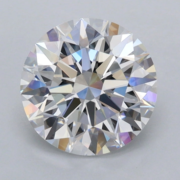 1.52 Carat Round Shaped, Ideal Cut, D Color, FL Clarity, IGI Certified Lab Grown Diamond