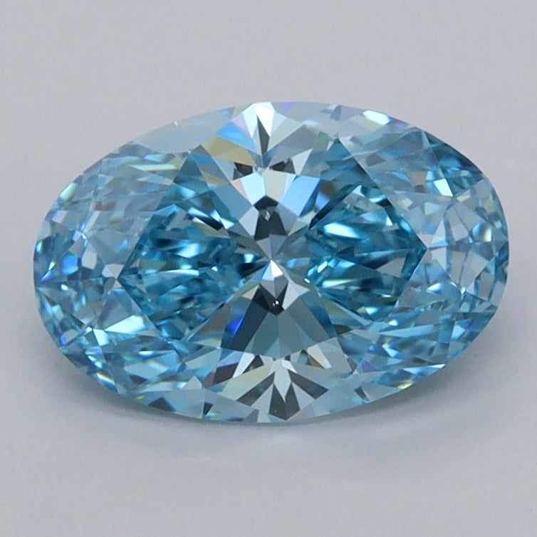 1.37 Carat Oval Shaped, Ideal Cut, VVS2 Clarity, IGI Certified Lab Grown Diamond