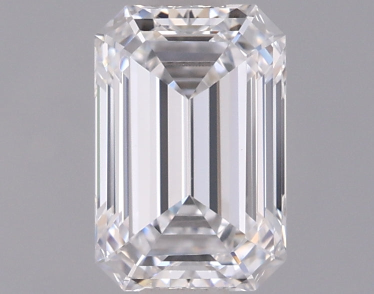 0.91 Carat Emerald Shaped, Ideal Cut, D Color, VS1 Clarity, IGI Certified Lab Grown Diamond