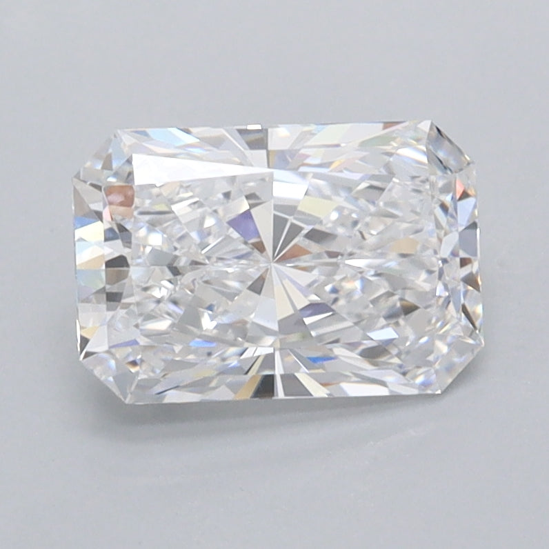1.32 Carat Radiant Shaped, Ideal Cut, D Color, FL Clarity, IGI Certified Lab Grown Diamond