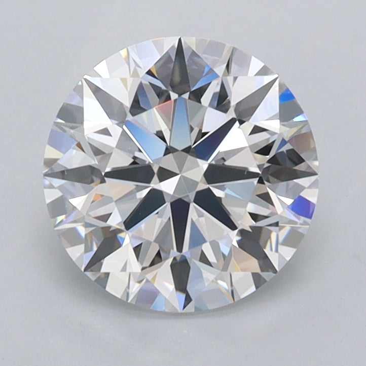 1.53 Carat Round Shaped, Ideal Cut, D Color, FL Clarity, IGI Certified Lab Grown Diamond