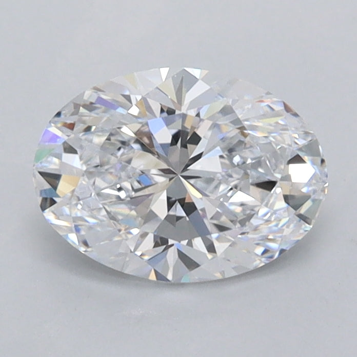 1.02 Carat Oval Shaped, Ideal Cut, D Color, FL Clarity, IGI Certified Lab Grown Diamond