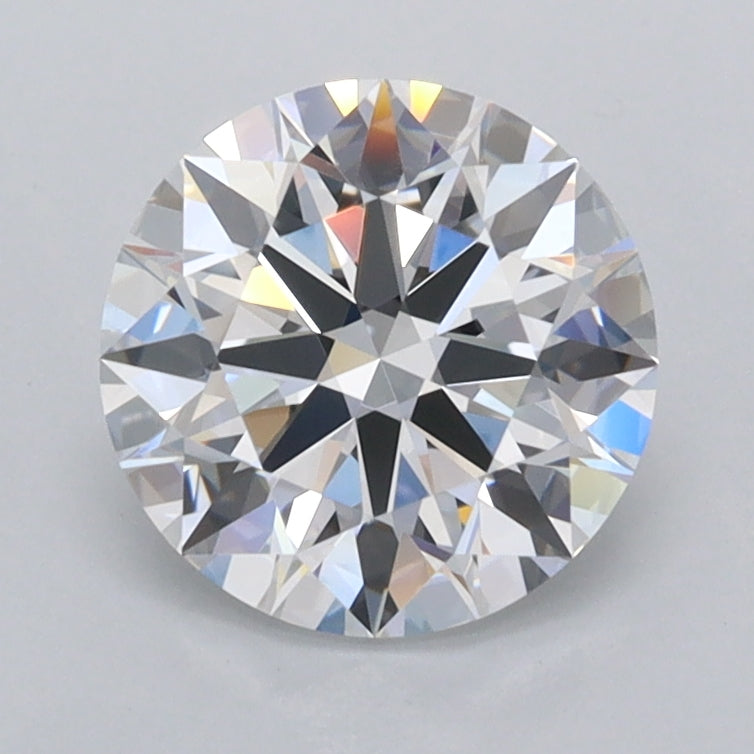 1.62 Carat Round Shaped, Ideal Cut, D Color, FL Clarity, IGI Certified Lab Grown Diamond