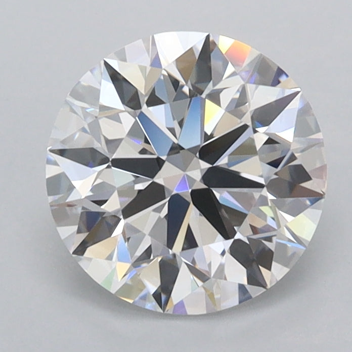 1.66 Carat Round Shaped, Ideal Cut, D Color, FL Clarity, IGI Certified Lab Grown Diamond
