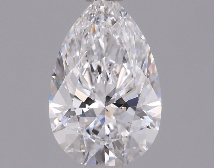 0.98 Carat Pear Shaped, Ideal Cut, D Color, VVS2 Clarity, IGI Certified Lab Grown Diamond