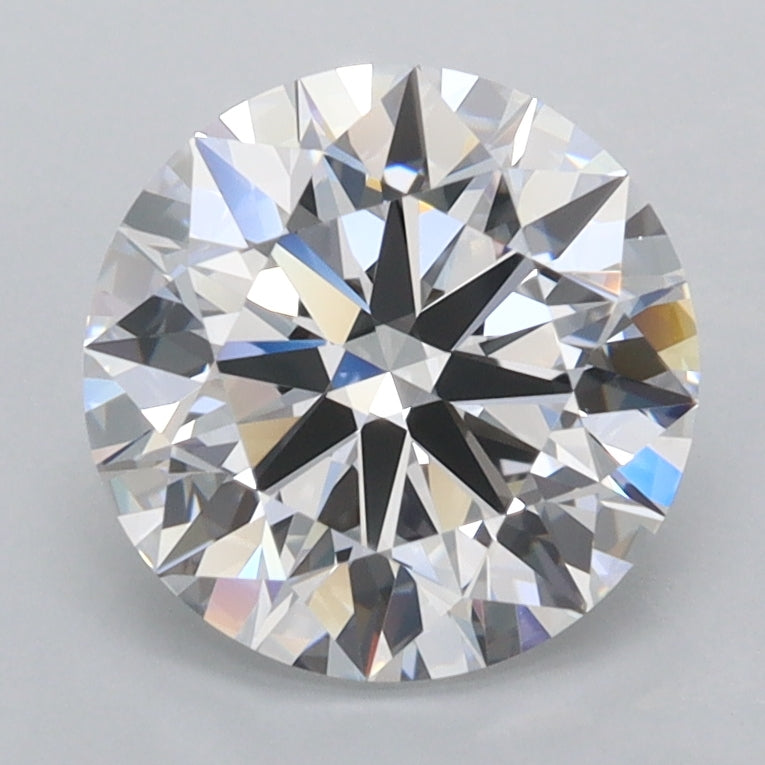 2.19 Carat Round Shaped, Ideal Cut, D Color, FL Clarity, IGI Certified Lab Grown Diamond