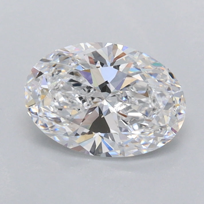 0.92 Carat Oval Shaped, Ideal Cut, D Color, FL Clarity, IGI Certified Lab Grown Diamond