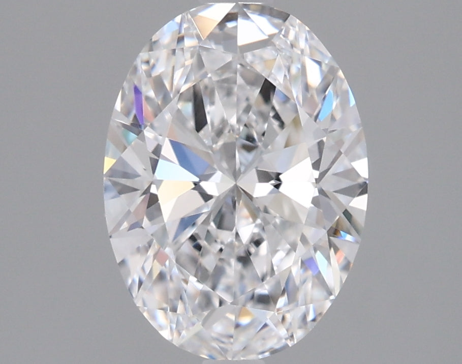 1.53 Carat Oval Shaped, Ideal Cut, D Color, VVS1 Clarity, IGI Certified Lab Grown Diamond
