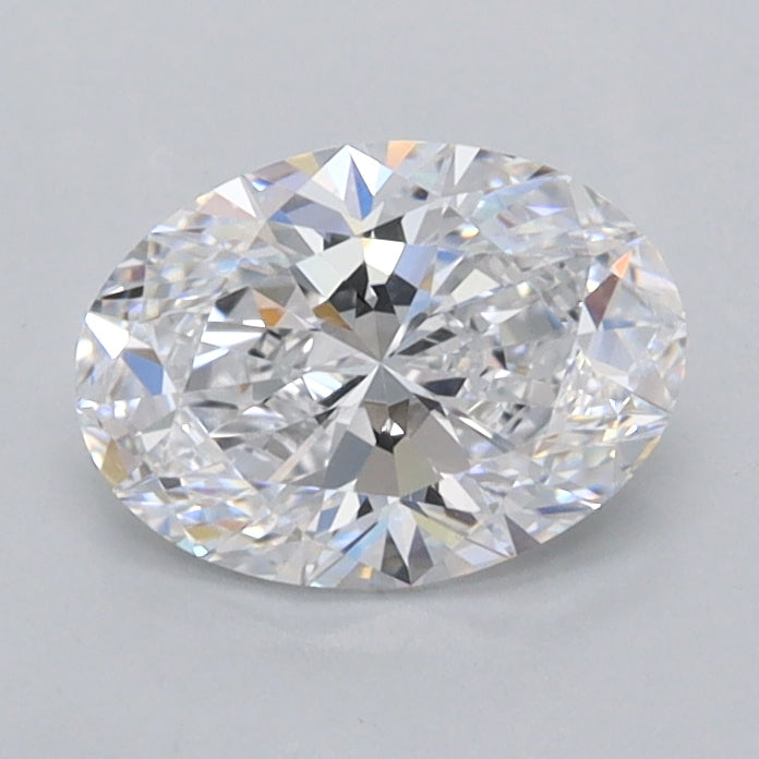 0.93 Carat Oval Shaped, Ideal Cut, D Color, FL Clarity, IGI Certified Lab Grown Diamond