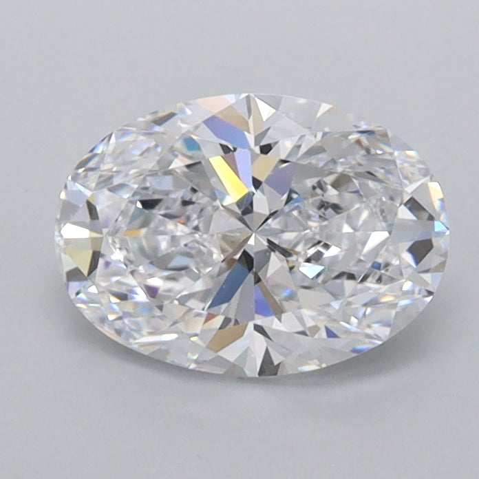 1.01 Carat Oval Shaped, Ideal Cut, D Color, FL Clarity, IGI Certified Lab Grown Diamond