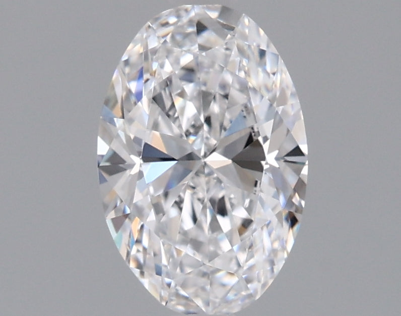 0.95 Carat Oval Shaped, Ideal Cut, D Color, VVS1 Clarity, IGI Certified Lab Grown Diamond
