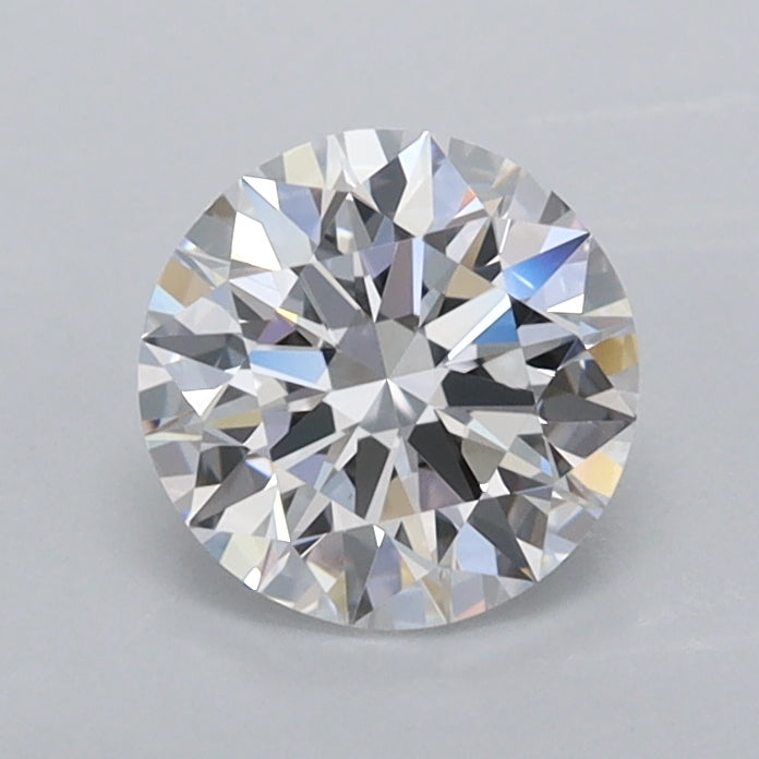 0.90 Carat Round Shaped, Ideal Cut, D Color, FL Clarity, IGI Certified Lab Grown Diamond