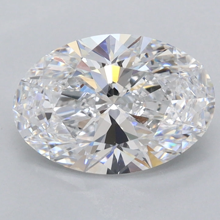 1.39 Carat Oval Shaped, Ideal Cut, D Color, FL Clarity, IGI Certified Lab Grown Diamond