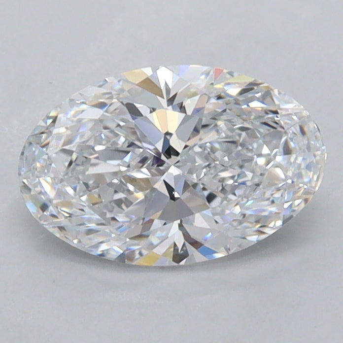 1.05 Carat Oval Shaped, Excellent Cut, D Color, FL Clarity, IGI Certified Lab Grown Diamond
