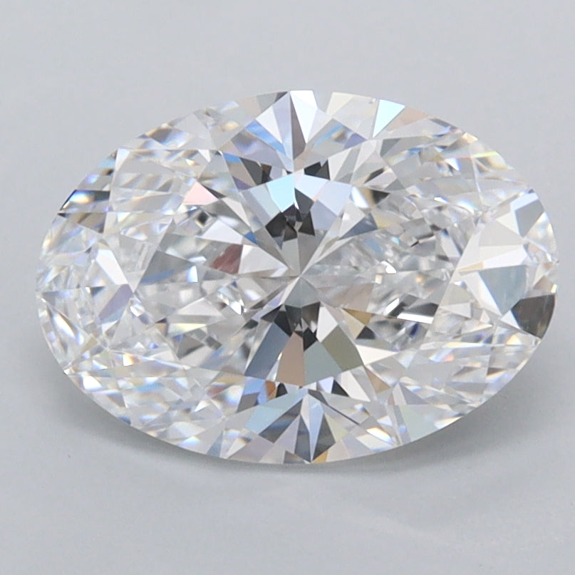 1.96 Carat Oval Shaped, Ideal Cut, D Color, FL Clarity, IGI Certified Lab Grown Diamond