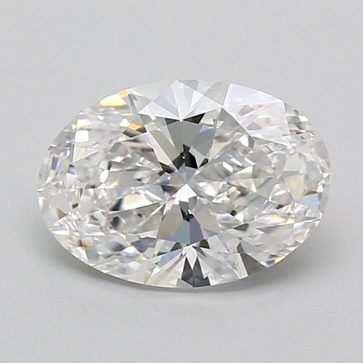 2.02 Carat Oval Shaped, Ideal Cut, E Color, IF Clarity, IGI Certified Lab Grown Diamond