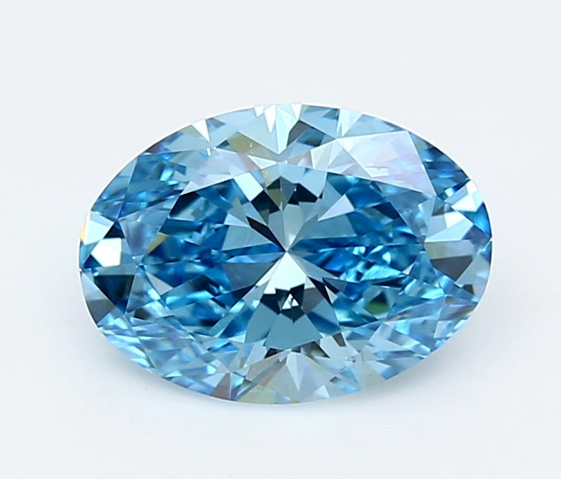 2.06 Carat Oval Shaped, Ideal Cut, VVS2 Clarity, IGI Certified Lab Grown Diamond