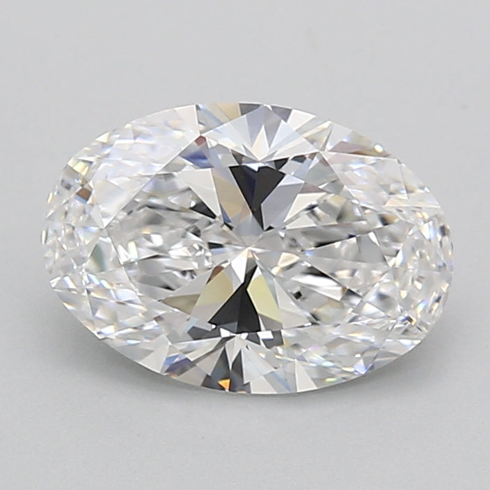 2.54 Carat Oval Shaped, Ideal Cut, D Color, VVS1 Clarity, IGI Certified Lab Grown Diamond