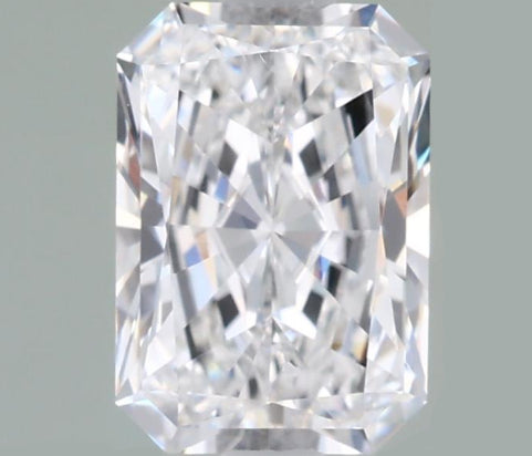 1.53 Carat Radiant Shaped, Ideal Cut, E Color, IF Clarity, IGI Certified Lab Grown Diamond