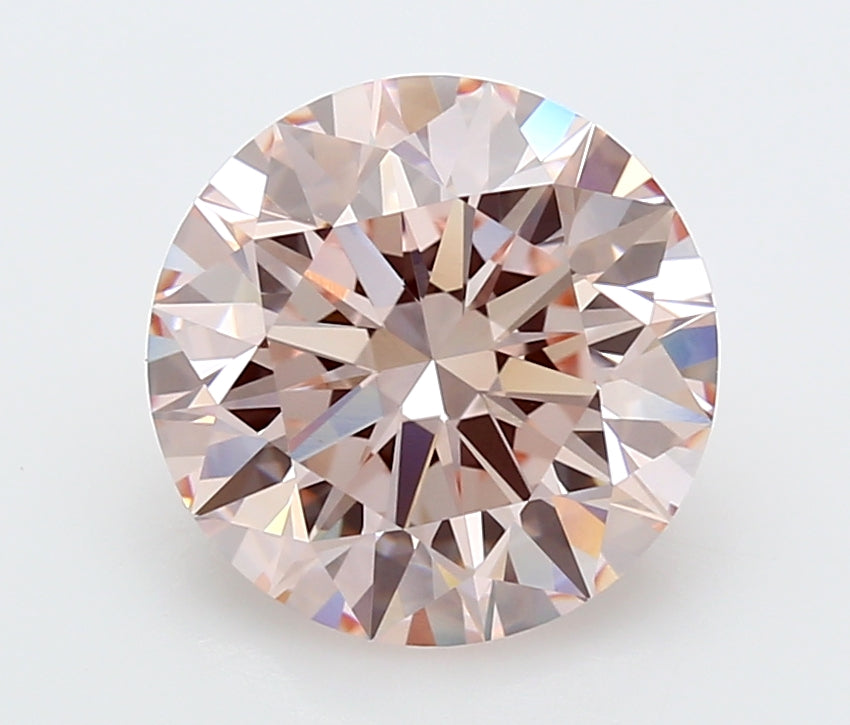 4.58 Carat Round Shaped, Ideal Cut, VVS2 Clarity, IGI Certified Lab Grown Diamond