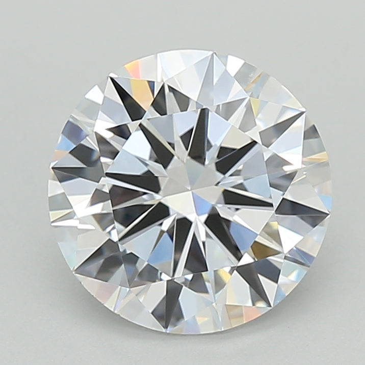 3.01 Carat Round Shaped, Excellent Cut, D Color, FL Clarity, IGI Certified Lab Grown Diamond