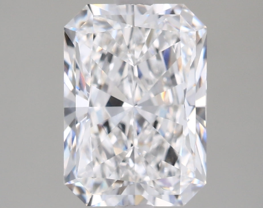 2.06 Carat Radiant Shaped, Ideal Cut, E Color, VVS1 Clarity, IGI Certified Lab Grown Diamond