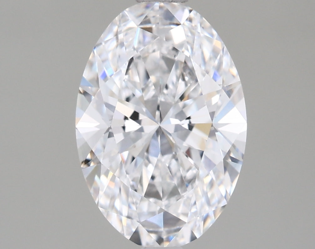 1.54 Carat Oval Shaped, Ideal Cut, D Color, VVS1 Clarity, IGI Certified Lab Grown Diamond