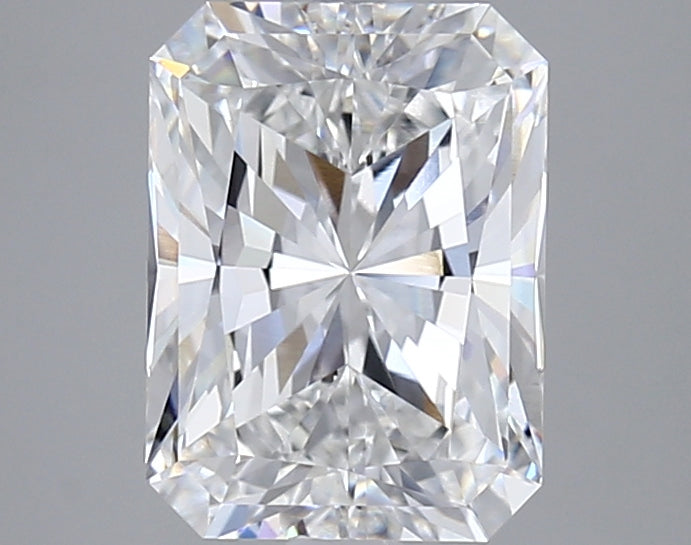 3.14 Carat Radiant Shaped, Excellent Cut, E Color, VVS2 Clarity, IGI Certified Lab Grown Diamond