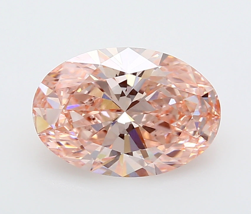 3.04 Carat Oval Shaped, Ideal Cut, VVS2 Clarity, IGI Certified Lab Grown Diamond