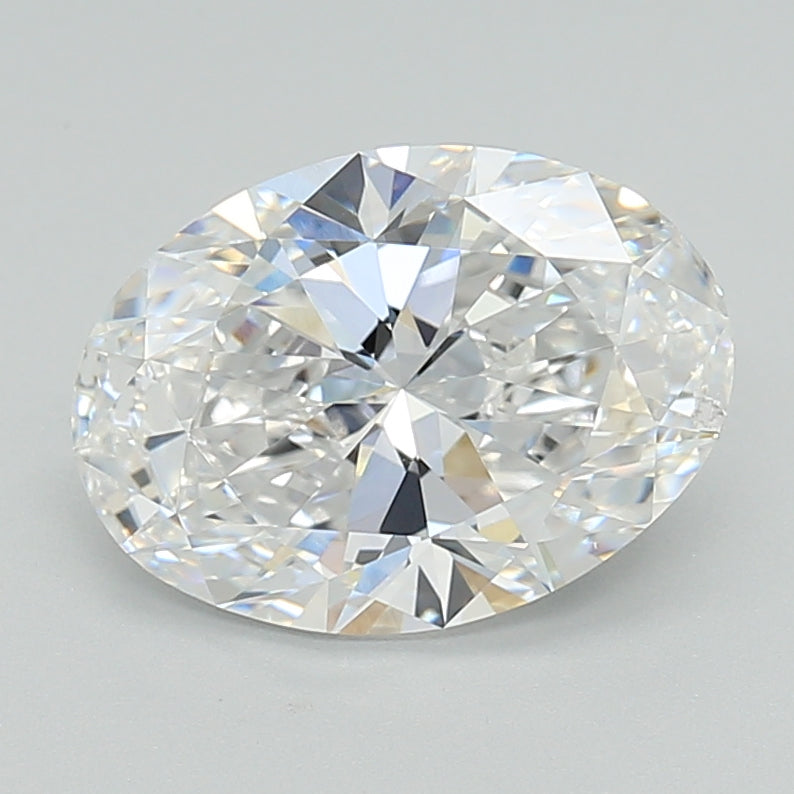 2.51 Carat Oval Shaped, Ideal Cut, D Color, VVS1 Clarity, IGI Certified Lab Grown Diamond