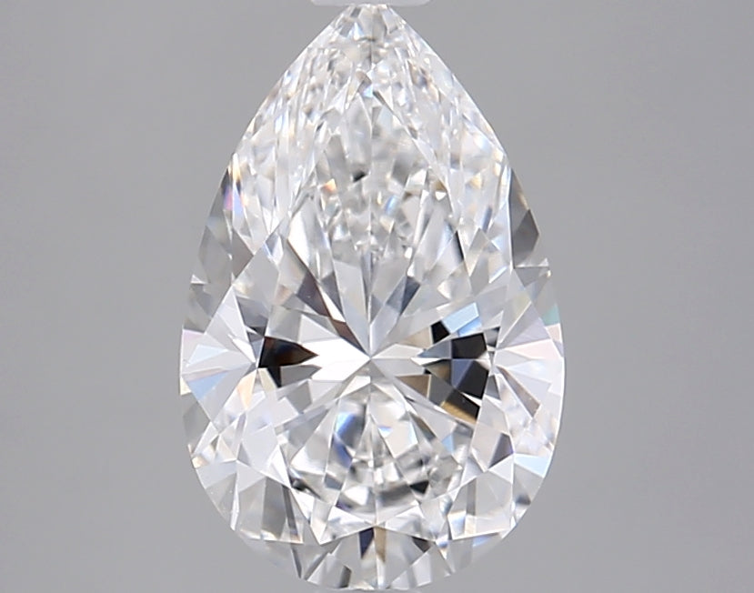 2.07 Carat Pear Shaped, Ideal Cut, E Color, VVS1 Clarity, IGI Certified Lab Grown Diamond