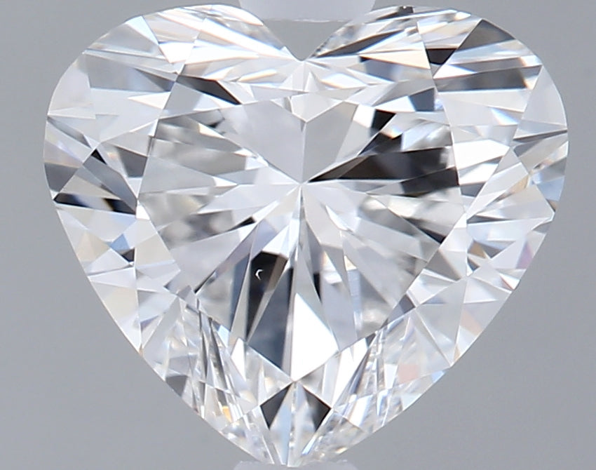 1.50 Carat Heart Shaped, Ideal Cut, E Color, VS1 Clarity, IGI Certified Lab Grown Diamond