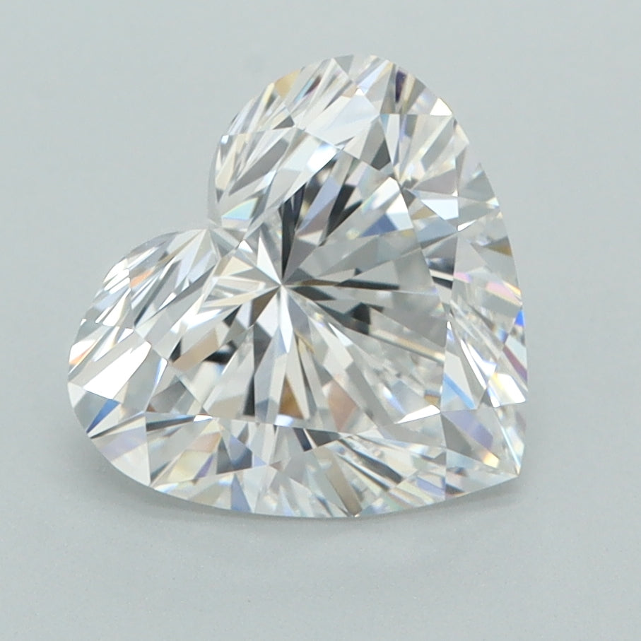 2.59 Carat Heart Shaped, Ideal Cut, D Color, VVS1 Clarity, IGI Certified Lab Grown Diamond