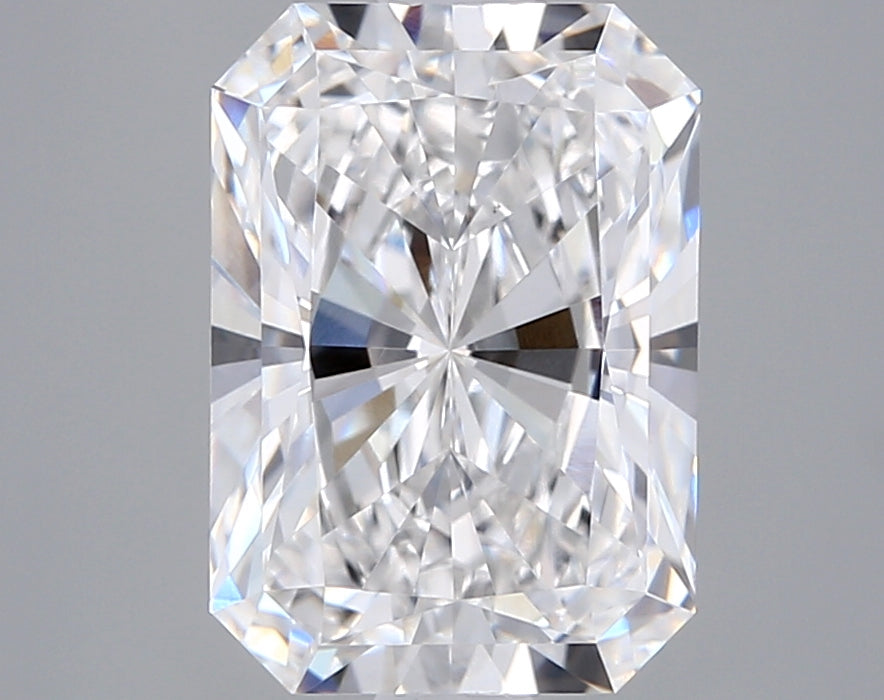 2.07 Carat Radiant Shaped, Ideal Cut, D Color, VS1 Clarity, IGI Certified Lab Grown Diamond
