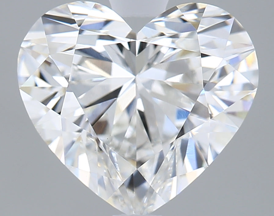 2.53 Carat Heart Shaped, Ideal Cut, E Color, VVS2 Clarity, IGI Certified Lab Grown Diamond
