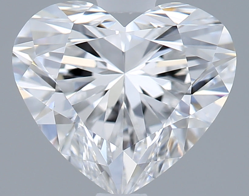 1.56 Carat Heart Shaped, Ideal Cut, D Color, VVS2 Clarity, IGI Certified Lab Grown Diamond