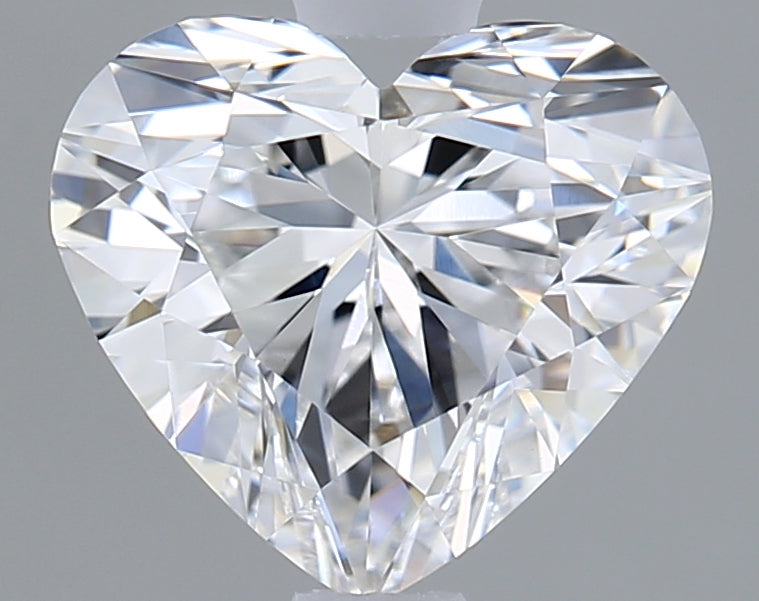 1.50 Carat Heart Shaped, Ideal Cut, D Color, VVS2 Clarity, IGI Certified Lab Grown Diamond